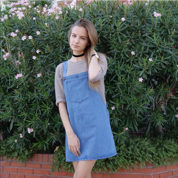 Shop Priceless Dresses & Skirts - Denim Overall Dress